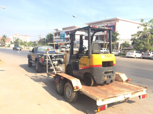 ขายรถโฟลคลิฟท์ รุ่นใหม่ TCM FD18T3 , AUTO,  ดีเซล  ,เสา 3 เมตร , (รับประกัน 6 เดือน )   รถใช้มาน้อย  รถนอกแท้นำเข้าจากญี่ปุ่น 100\%