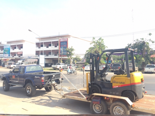 ขายรถโฟลคลิฟท์ รุ่นใหม่ TCM FD18T3 , AUTO,  ดีเซล  ,เสา 3 เมตร , (รับประกัน 6 เดือน )   รถใช้มาน้อย  รถนอกแท้นำเข้าจากญี่ปุ่น 100\%