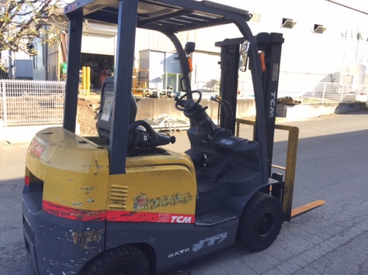 ขายรถโฟลคลิฟท์ รุ่นใหม่ TCM FD18T3 , AUTO,  ดีเซล  ,เสา 3 เมตร , (รับประกัน 6 เดือน )   รถใช้มาน้อย  รถนอกแท้นำเข้าจากญี่ปุ่น 100\%