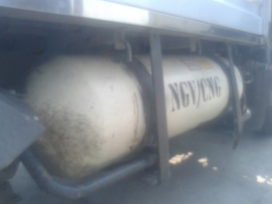 6 ล้อ MITSUBISHI CANTER ติดแก๊ส CNG สามารถสลับ LPG  เครื่อง MITSUBISHI