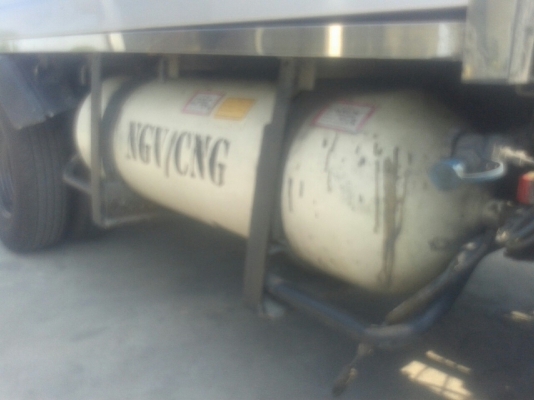 6 ล้อ MITSUBISHI CANTER ติดแก๊ส CNG สามารถสลับ LPG  เครื่อง MITSUBISHI