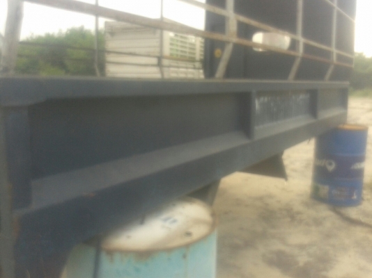 กะบะเหล็ก  กว้าง-2.00 เมตร   ยาว-4.20 เมตร   สูง-0.40 เมตร   หลังคาสูง -1.85 เมตร