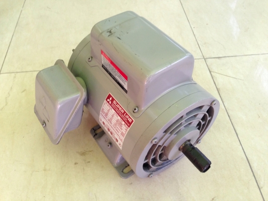 ขายมอเตอร์ mitsubishi 1HP. 220V SCL-KR ไฟบ้าน สภาพสวยเดิมๆ วิ่งนิ่ม พร้อมใช้งาน