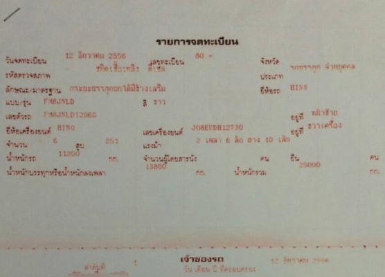 10ล้อ2เพลาดั้ม HINO MEGA Sires 500 FM8J-251แรง (ZF) ยูโร3 ปี56 (แม่เดี่ยว) กระบะดัั้มเหล็กสามมิตรฯลอนเฉียง รถเดิมบาง เล่มทะเบียนครบ **ขาย HINO MEGA S-500 FM8J 251แรง EURO-3 10ล้อ2เพลาดั้มเหล็ก SMM-สามมิตรฯ สวย/เดิม/บาง พร้อมใช้งาน