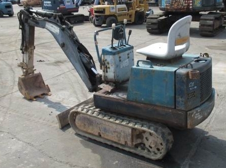 ขายแบ็คโฮเล็ก KUBOTA KH-007 เก่านอก พร้อมใช้งาน