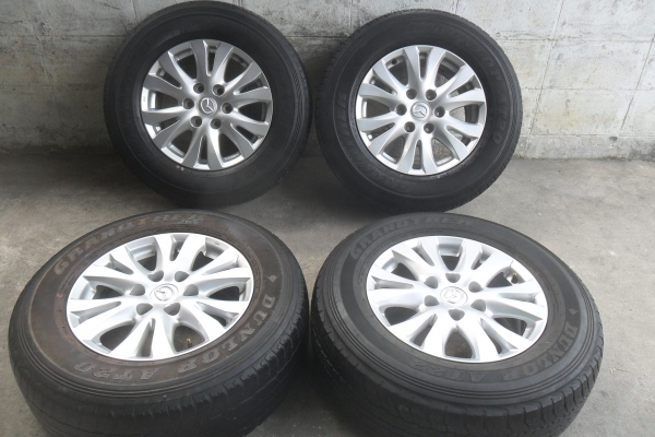 ล้อแม็ก17นิ้ว6รู มาสด้า พร้อมยาง สวยๆ 4 ล้อ ราคา 7900 บาท