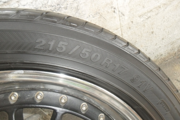 ล้อแม็ก17นิ้ว5รู100/114 พร้อมยาง สวยๆ 4 ล้อ ราคา 7900 บาท