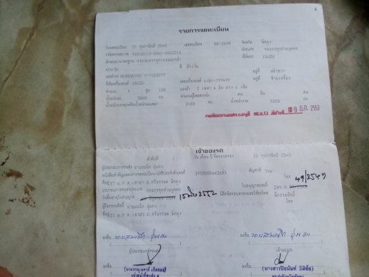 6 ล้อดั้มอีซูสุ  100  แรงม้า (รถห้างแท้เดิม) ปี45พร้อมใช้งาน เล่มติดมือ...