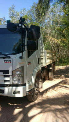 ขายรถบรรทุก 6 ล้อดัมพ์ ISUZU FRR 210 แรงม้าปี 2556 ไมล์ 140000 กม.ราคา 1000000