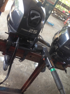 ขายเครื่องเรือยามาฮ่า25แรง โฟสโตก เก่าญี่ปุ่นสภาพดีมาก ท้าให้มาลองครับ สภาพค่อนข้างใหม่ครับ ยังไม่ใช้ในไทย ขาย 42000 บาท