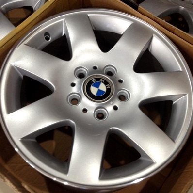 ล้อแท้ 16 นิ้ว BMW E46 ขอบเงา 7ก้าน ใส่ซีรีย์ 3 ทุกรุ่น ET47 ไม่มีตำหนิสวยทั้งชุด ต่อรองได้ ตจวส่งได้ครับ6500/4วง