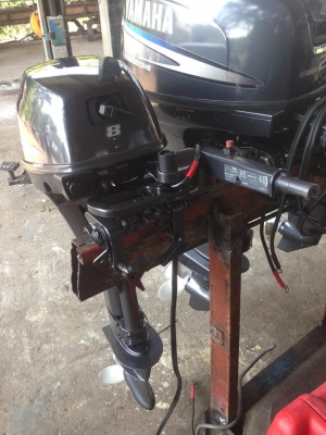 ขายเครื่องเรือยามาฮ่า 8แรง โฟสโตก เครื่องดีค่อนข้างใหม่เก่าญี่ปุ่น ยังไม่ใช้ในไทยครับ มี2ตัว ขายตัวล่ะ 26000 บาท
