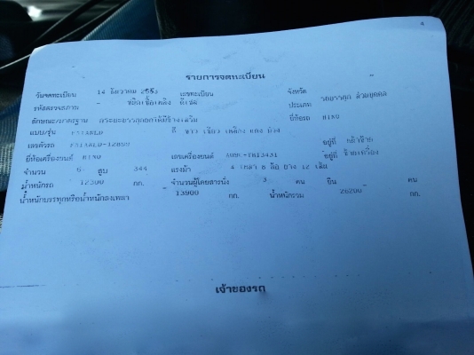 รถฮีโน่ 12 ล้อดั้ม FM1A  344 แรงม้า. ปี 53    สนใจติดต่อ  081 - 6079515