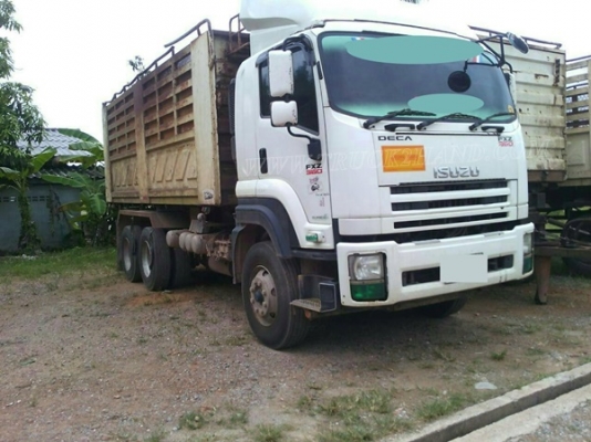 รถบรรทุก ISUZU FXZ  360 แรงม้า พ่วงแม่ลูก หางสามเพลา