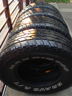 ยาง All Maxxis 265 75 16 ดอกสวย พร้อมใช้งาน ราคาไม่แพง