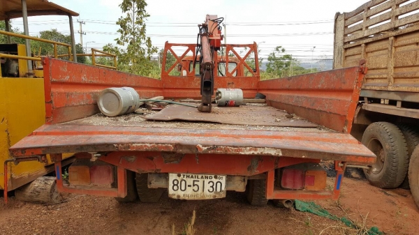 ขาย 6 ล้อ HINO KR360 ติดเครนพับ TADANO 2.9 ตัน กระบะยาว 6 เมตร คัสซีสวยตลอดเส้น ทะเบียนครบพร้อมโอน