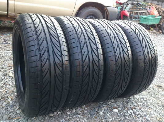 ขายาง HANKOOK 195/55R15 ยางสัปดาห์ที่32ปี12 ดอกยางเต็มไม่มีปะสวยๆ จำนวน 1 ชุด