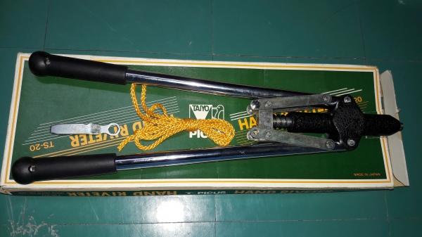 ขายรีเว็ทรุ่นงานหนักTAIYO PICUS TS-20 HAND RIVETER Made in Japan.