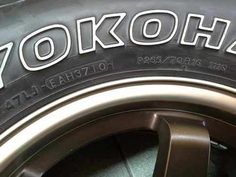 TE37 + Yokohama AT 245/70/16 ปี11 สวยๆ 1ชุด