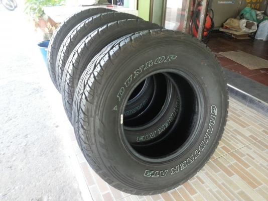 ยาง dunlop grandtrek at3 265/70/16 ปี 2014 สภาพดีเยี่ยม
