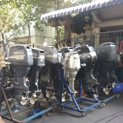 ขายเครื่องเรือ outboard นำเข้าเก่าญี่ปุ่น
