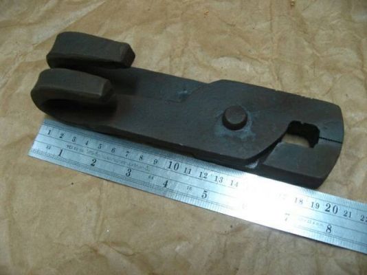 ขายคีมคีบงานเก่าเหล็กดี ตัวใหญ่ยาว7"หนา1" น้ำหนัก1.5กิโลกรัม