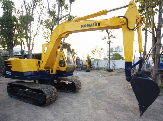 รถเเบคโฮ KOMATSU PC60-2 สภาพพร้อมใช้งาน นำเข้าจากญี่ปุ่น มี VDO ทดลองขับให้ดู ติดต่อ 086-775-7900, 086-324-1992