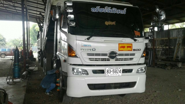 ขายรถบรรทุก 22 ล้อ พ่วงแม่ลูก-ดั๊มพ์ ยี่ห้อ NINO MEGA FM1A ซีรี่ 500/ 344 แรงม้า ปี 2557 ( การันตีรถสวยจริงๆ )