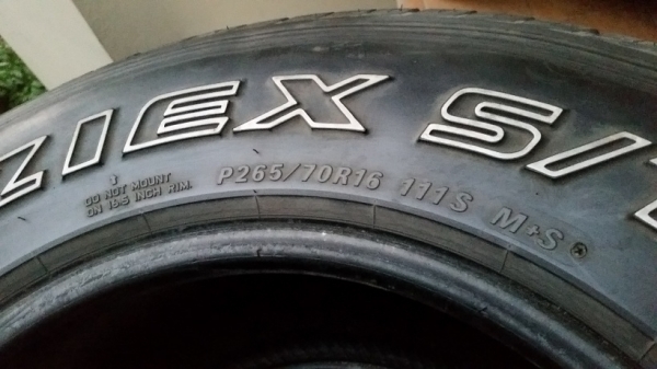 ยาง falken 265 70 r16 ยาง falken 265 70 r16