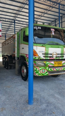 สิบล้อ ฮีโน่ 320ปี48 ดั้มมีเนียม(มีระบบลากจูงครบ)สถาพดีสวยเดิมพร้อมใช้งาน ทะเบียนพร้อมโอน