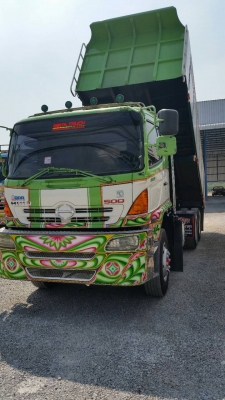 สิบล้อ ฮีโน่ 320ปี48 ดั้มมีเนียม(มีระบบลากจูงครบ)สถาพดีสวยเดิมพร้อมใช้งาน ทะเบียนพร้อมโอน