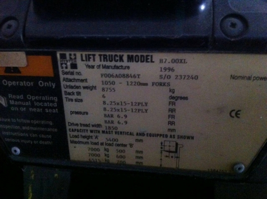 ฟอร์คลิฟต์ 6 ตัน