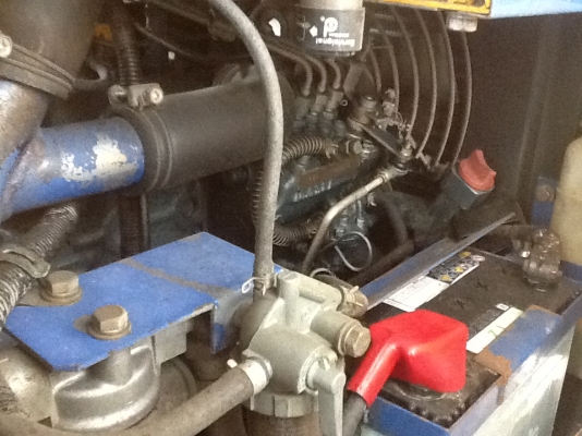 ปั๊มลมสกรูแบบใช้เครื่องยนต์DENYO DPS50 เก่าญี่ปุ่น