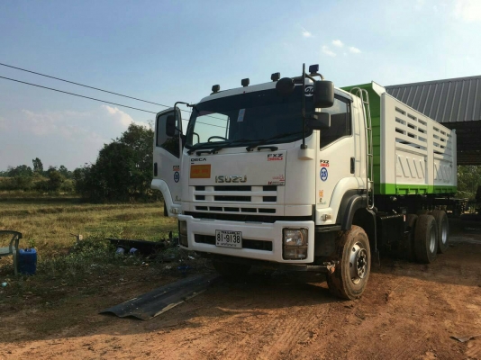 ขายรถบรรทุก 22 ล้อ พ่วงแม่ลูก-ดั๊มพ์  ยี่ห้อ ISUZU DEGA FXZ 360 แรงม้า ปี 2555  ( การันตีรถสวยจริงๆ  เจ้าของขายเอง )