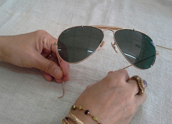 อภิมหาแว่นตานายพลแมคอาร์เธอร์ B&amp;L RAY-BAN AVIATOR MacArthur Outdoorsman USA 58mm (ไซซ์หล่อ!) ตัวจริง! ตัวแท้!