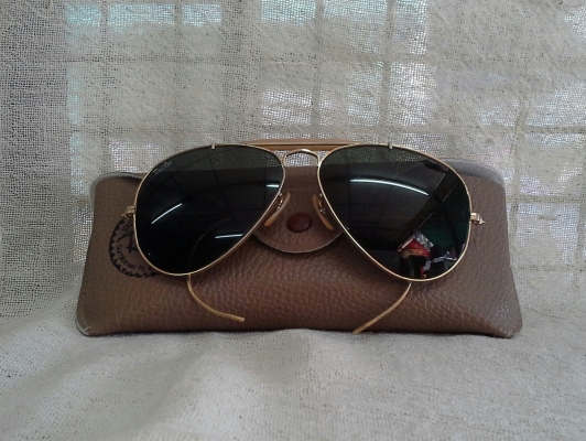 อภิมหาแว่นตานายพลแมคอาร์เธอร์ B&amp;L RAY-BAN AVIATOR MacArthur Outdoorsman USA 58mm (ไซซ์หล่อ!) ตัวจริง! ตัวแท้!