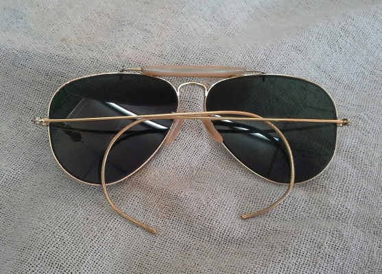 อภิมหาแว่นตานายพลแมคอาร์เธอร์ B&amp;L RAY-BAN AVIATOR MacArthur Outdoorsman USA 58mm (ไซซ์หล่อ!) ตัวจริง! ตัวแท้!