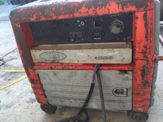 เครื่องเชื่อมภาคสนามพร้อมเครื่องปั้นไฟ Denyo GAW-150ES อินเวอร์เตอร์ พร้อมใช้งาน สนใจโทร. 0818481185 0914902228