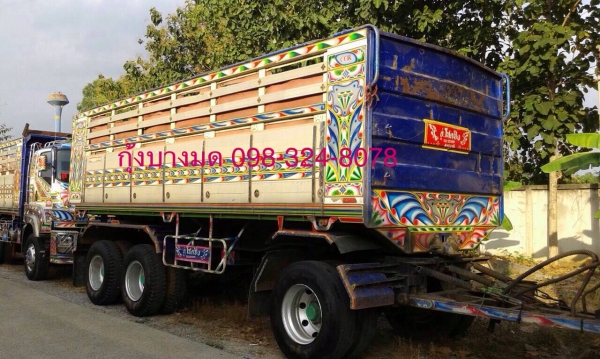 ขายรถพ่วงบรรทุก ISUZU เครื่อง 360 แรง ปี 54 กระบะดัมพ์มิเนียมอู่โชคชัย ลูก 3 เพลา ยาว 6.80 เมตร ทะเบียนพร้อม ขายรถพ่วงบรรทุก ISUZU เครื่อง 360 แรง ปี 54 กระบะดัมพ์มิเนียมอู่โชคชัย ลูก 3 เพลา ยาว 6.80 เมตร ทะเบียนพร้อม