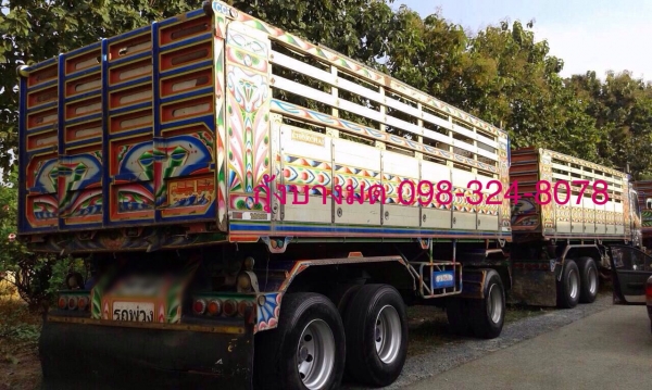 ขายรถพ่วงบรรทุก ISUZU เครื่อง 360 แรง ปี 54 กระบะดัมพ์มิเนียมอู่โชคชัย ลูก 3 เพลา ยาว 6.80 เมตร ทะเบียนพร้อม ขายรถพ่วงบรรทุก ISUZU เครื่อง 360 แรง ปี 54 กระบะดัมพ์มิเนียมอู่โชคชัย ลูก 3 เพลา ยาว 6.80 เมตร ทะเบียนพร้อม