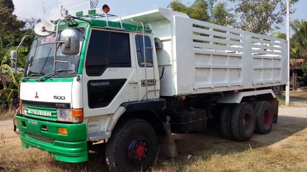 ขายสิบล้อดั๊ม สองเพลา มิตซู TF 6976  สวย ๆ สนใจ  081 7368589