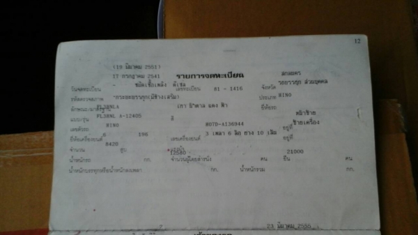 ขายสิบล้อHINO FL3H คัชชีสวย เครื่องเกียร์ดี หัวเดิมบาง กระบะไม่ค่อยสวย รถพร้อมใช้งาน เอกสารพร้อใโอน