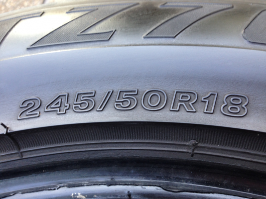 ยาง Firestone 245 50 18 ปลายปี13 ดอกเต็ม ใช้ยาว ราคาไม่แพง