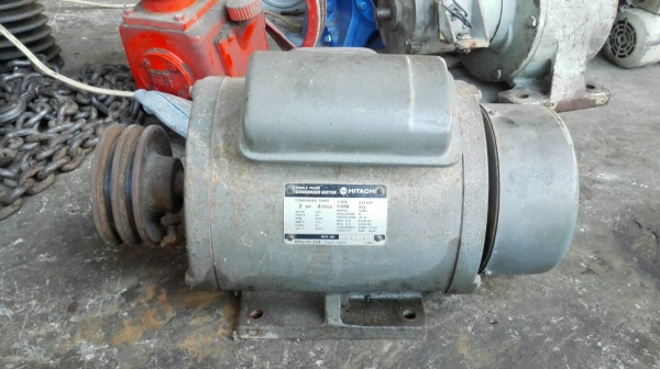 ==== SOLD ==== มอเตอร์ HITACHI 2 HP. 220V. 2 สายไฟบ้าน สภาพสวย สด ใหม่มากๆ เดิมๆ ใช้งานมาน้อย วิ่งเงียบพร้อมใช้.