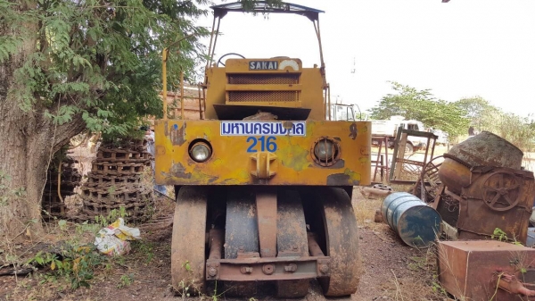 ขาย รถบดล้อยาง 9 ล้อ SAKAI เอกสารเล่มทะเบียนครบ รถพร้อมใช้งาน