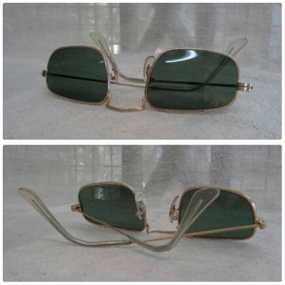 อภิมหาแว่นตาอเมริกันวินเทจ B&amp;L RAY-BAN FUGITIVES SQUARE 1980s USA  รุ่นหายาก!