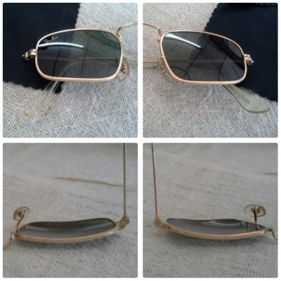 อภิมหาแว่นตาอเมริกันวินเทจ B&amp;L RAY-BAN FUGITIVES SQUARE 1980s USA  รุ่นหายาก!