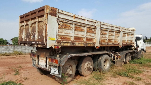 ขายตามสภาพ หางเซมิดั้ม 3 เพลา ยาว 8.50 เมตร อู่ ช ทวี เอกสารเล่มทะเบียนครบ