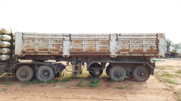 ขายตามสภาพ หางเซมิดั้ม 3 เพลา ยาว 8.50 เมตร อู่ ช ทวี เอกสารเล่มทะเบียนครบ