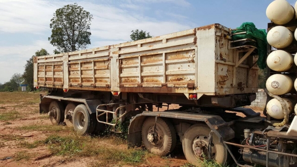 ขายตามสภาพ หางเซมิดั้ม 3 เพลา ยาว 8.50 เมตร อู่ ช ทวี เอกสารเล่มทะเบียนครบ